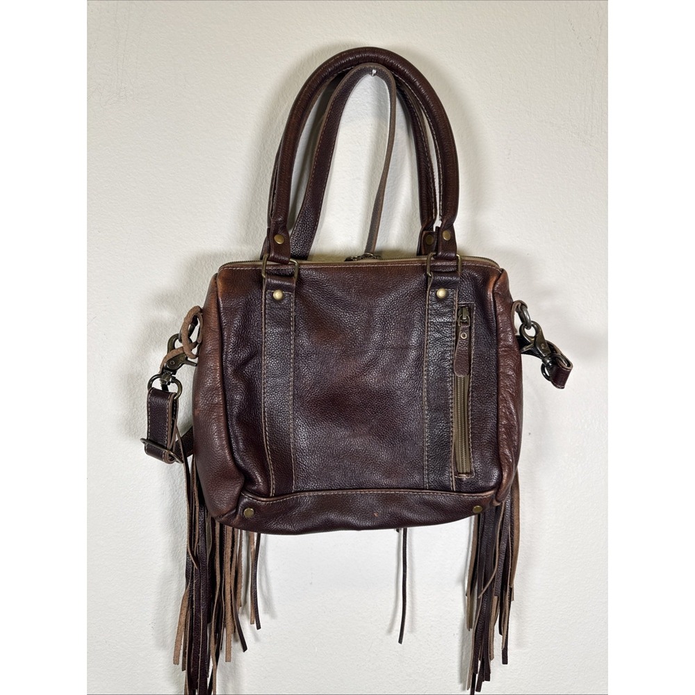 Myra Concealed Carry Purse Tribal Weave Leather Boho Cowgirl Western Patina EUC - Picture 3 of 7